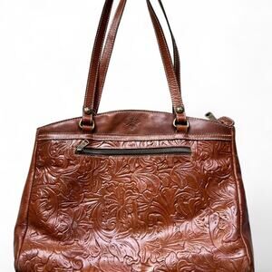 Patricia Nash Tooled Leather Poppy Tote Florance P53207 Western